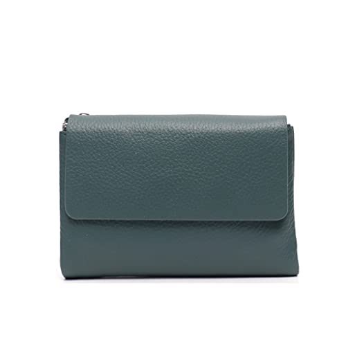 JZFOACHR Brieftaschen, Frauen Triufold Short Wallet Card Halter Einfaches Design Soft Multi -Taschen -Geldbeutel Geldbeutel (C 13,5 * 9 * 1,5 cm) von JZFOACHR