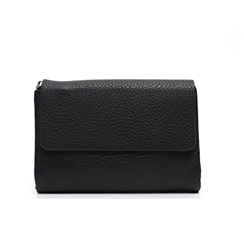 JZFOACHR Brieftaschen, Frauen Triufold Short Wallet Card Halter Einfaches Design Soft Multi -Taschen -Geldbeutel Geldbeutel (C 13,5 * 9 * 1,5 cm) von JZFOACHR