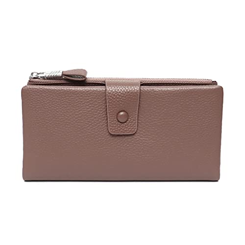 JZFOACHR Brieftaschen, Funktionskartenhalter Clutch Multi Card Slot große Kapazität Reißverschluss Geldbeutel Handy -Beutel -Brieftasche (E 19 * 9,5 * 2 cm) von JZFOACHR