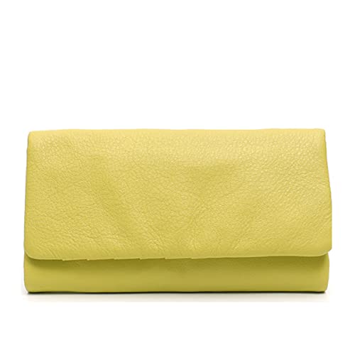 JZFOACHR Brieftaschen, Lange Brieftasche für Frauen im einfachen Stil Multipockets-Kartenhalterin weibliche tägliche Münzbaus für Multipockets (C 10,5 * 8,5 * 1,5 cm) von JZFOACHR