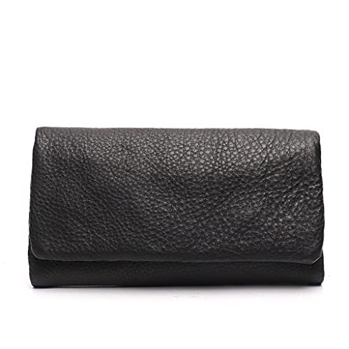 JZFOACHR Brieftaschen, Lange Brieftasche für Frauen im einfachen Stil Multipockets-Kartenhalterin weibliche tägliche Münzbaus für Multipockets (C 10,5 * 8,5 * 1,5 cm) von JZFOACHR