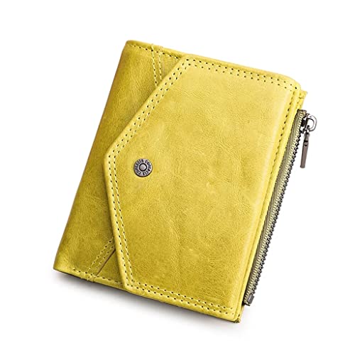 JZFOACHR Brieftaschen, Mini -Brieftasche Geldbeutel Frauen Reißverschlussmünzen Geldbeutel Kartenhalter Kleiner Geldbag weibliche Geldbörsen (12 * 9 cm) von JZFOACHR