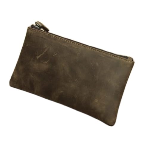 JZFOACHR Brieftaschen für Männer, 1 Stück handgefertigtes Gelegenheitsbeteiligung mit Langer Kapazität Langer Kapazität Kupplungsbeutel Slim Wallet Bag Card Halter (c 19 * 1 * 10 cm) von JZFOACHR