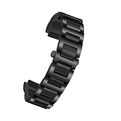 JZFOACHR Edelstahl Lug End Watchband für Ballon Bleu Serie 20 * 12mm 18 * 11mm 14 * 8mm W6920046 Straps Frauen Männer Armband von JZFOACHR