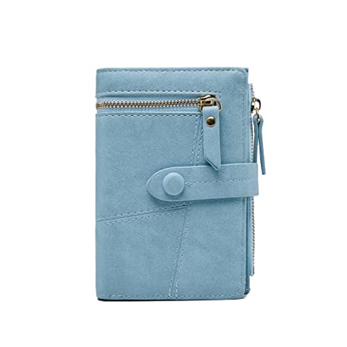 JZFOACHR Frauen Multifunktion kurzer Geldbörsen Reißverschluss Mini PU Leder weibliche Münzversand Fashion Ladies Clutch Kartenhalter, Gepäck (e) von JZFOACHR