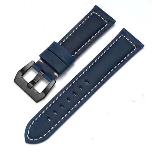 JZFOACHR Geeignet für Panerai Watch Armlederstrap Männer Frauen geeignet für PAM111/441/312 Lederband 20mm 22 mm 24 mm 26 mm von JZFOACHR