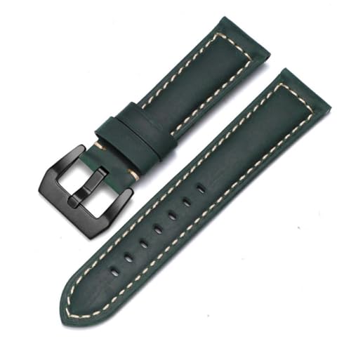 JZFOACHR Geeignet für Panerai Watch Armlederstrap Männer Frauen geeignet für PAM111/441/312 Lederband 20mm 22 mm 24 mm 26 mm von JZFOACHR