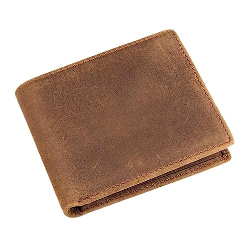 JZFOACHR Herren Brieftasche Long Wallet Retro Business Wallet Leder Tickethalter Kartenhalter lässig, Gepäck (B 19 * 9 cm) von JZFOACHR