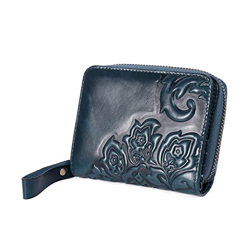 JZFOACHR Mode Frauen Brieftaschen Echtes Leder Reißverschluss weiblicher Kartenhalter Geldbeutel Brieftasche, Gepäck (e) von JZFOACHR