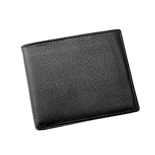 JZFOACHR Neue Herren schlanker Bifold -Brieftaschen Minimalistische Vordertasche Brieftaschen 6 Kartenhalter Box, Brieftaschen (schwarz) von JZFOACHR