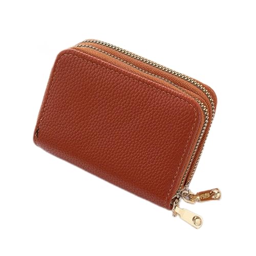 JZFOACHR Newwomen's Short Large Capacity Reißverschluss Kartenhalter PU Leder Brieftaschen Frauen kleine Münzgrundstücke Business -ID -Koffer, Gepäck (G) von JZFOACHR