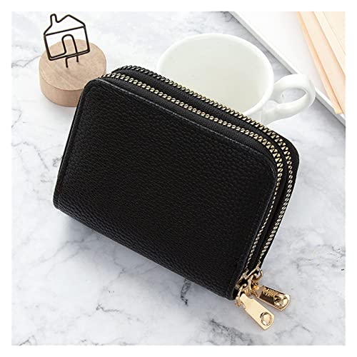 JZFOACHR Newwomen's Short Large Capacity Reißverschluss Kartenhalter PU Leder Brieftaschen Frauen kleine Münzgrundstücke Business -ID -Koffer, Gepäck (G) von JZFOACHR