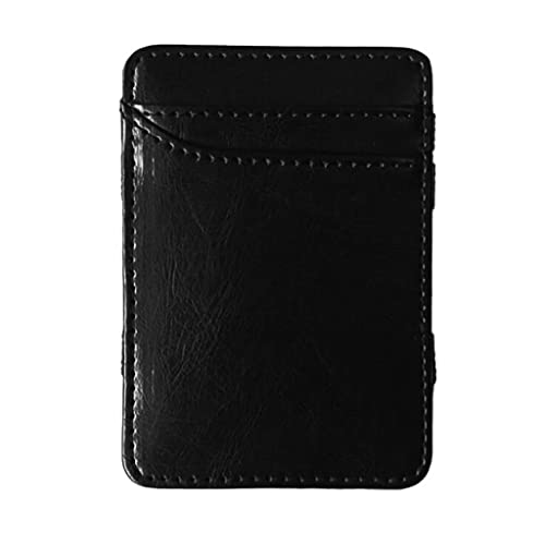 JZFOACHR Slim Herren Leder Brieftasche Kreditkartenhalter Frauen kleine Cash Clip Bifold Mann Klemmen für Geld ， D-10 * 7 cm von JZFOACHR