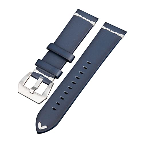 JZFOACHR Stilvolle und elegante Uhrengurte für Männer Frauen, Männer Vintage Flachöl Wachste echte Leder Uhrengurte komfortable wasserdichte Uhrenbandzubehör JZFOACHR Stilvolle und elegante Uhrengurte für Männer Frauen, Männer Vintage Flachöl Wachste echte Leder Uhrengurte komfortable wasserdichte Uhrenbandzubehör von JZFOACHR