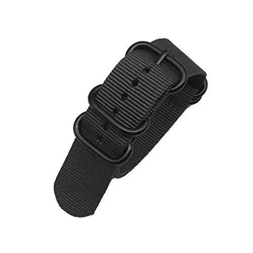 JZFOACHR Stilvolle und elegante Uhrengurte für Männer Frauen, Nylon Uhrenband einteiliger Riemen atmungsaktives Uhrengurt Ring Schnalle Watchband von JZFOACHR