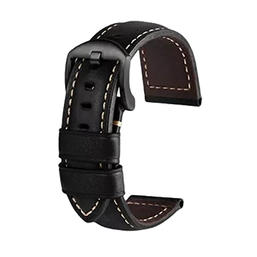 JZFOACHR Stilvolle und elegante Uhrengurte für Männer Frauen, verdickte italienische kochpferdige hautfreundliche Uhrenbandmänner atmungsaktiv von JZFOACHR