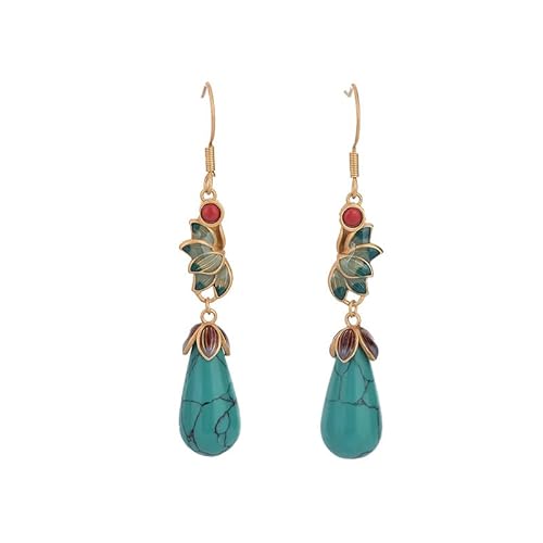 Jade -Ohrringe für Frauen, 2023 New Accessoires für Frauen alte elektroplierende Goldfarbe Emaille Drop Glaze Ohrringe Party Schmuck Schmuck Jade -Ohrringe für Frauen, 2023 New Accessoires für Frauen alte elektroplierende Goldfarbe Emaille Drop Glaze Ohrringe Party Schmuck Schmuck von JZFOACHR
