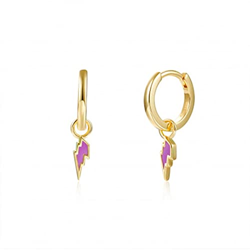 Lightning Hoop Ohrringe für Frauen durch Piercing Ohrring Schmuck 925 Lightning Hoop Ohrringe für Frauen durch Piercing Ohrring Schmuck 925 von JZFOACHR