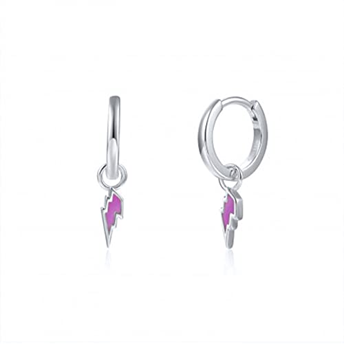 Lightning Hoop Ohrringe für Frauen durch Piercing Ohrring Schmuck 925 von JZFOACHR