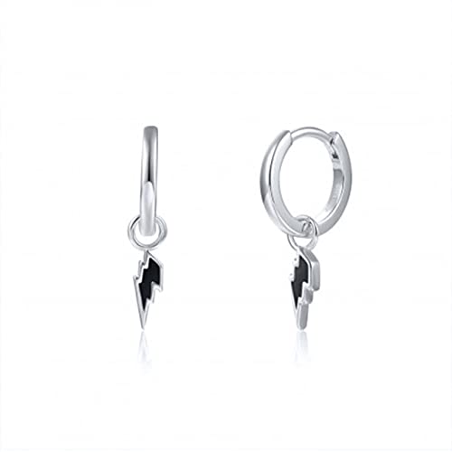Lightning Hoop Ohrringe für Frauen durch Piercing Ohrring Schmuck 925 Lightning Hoop Ohrringe für Frauen durch Piercing Ohrring Schmuck 925 von JZFOACHR