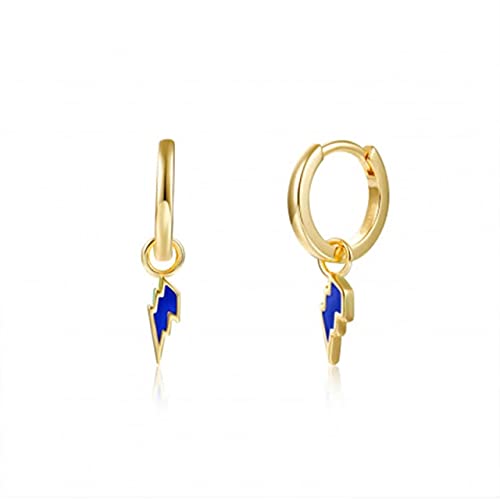 Lightning Hoop Ohrringe für Frauen durch Piercing Ohrring Schmuck 925 Lightning Hoop Ohrringe für Frauen durch Piercing Ohrring Schmuck 925 von JZFOACHR