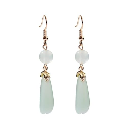 Ohrringe, Frauenohrringe, lange einfache Ohrring Hanfu Chinesische Vintage -Bolzen Ringe Ohrringe für Frauen Anhänger Schmuck Alte Naturstein Pendientes ungewöhnlich Ohrringe, Frauenohrringe, lange einfache Ohrring Hanfu Chinesische Vintage -Bolzen Ringe Ohrringe für Frauen Anhänger Schmuck Alte Naturstein Pendientes ungewöhnlich von JZFOACHR