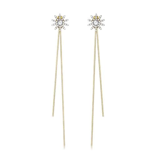 Ohrringe für Frauen Voller Zirkon glänzender Schneeflocken Quaste Tassel Drop Ohrring Jubiläum Schmuck Ohrringe für Frauen Voller Zirkon glänzender Schneeflocken Quaste Tassel Drop Ohrring Jubiläum Schmuck von JZFOACHR