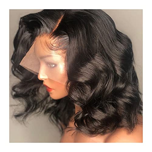 Perücke 8-18 Zoll vorbereitetes HD-Spitzenfront 13x6 menschliches Haar natürliche Welle Brasilianische menschliche Haar Perücken gebleichte Knoten Remy Haar Perücke für Frauen graue Perücken für von JZFOACHR