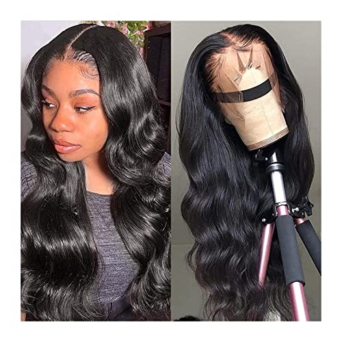 Perücken 10-30-Zoll Körperwelle transparente Spitze vorne Perücken menschliches Haar Perücken für Frauen brasilianischer Spitzenverschluss Frontal Perücke natürliche Haar Perücke 180 Dichte graue von JZFOACHR