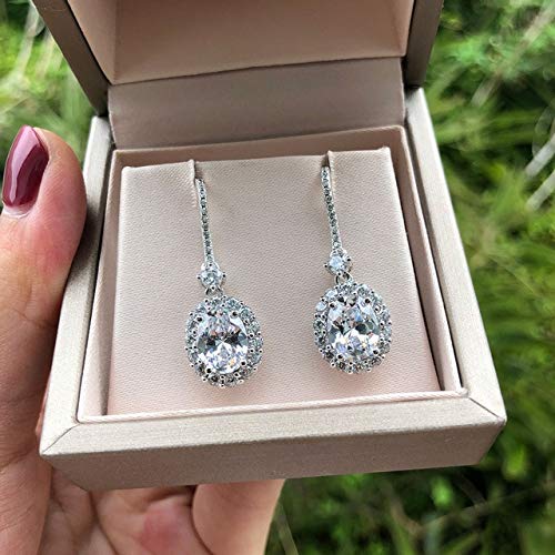 Ruby Sapphire Gemstone Drop Ohrringe für Frauen weibliche Schmuckohrring Hochzeit S Ruby Sapphire Gemstone Drop Ohrringe für Frauen weibliche Schmuckohrring Hochzeit S von JZFOACHR