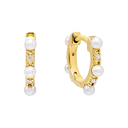 Stil feiner Schmuck echte Hoop -Ohrringe für Frauen Kristall Zirkon Piercing Ohrring Stil feiner Schmuck echte Hoop -Ohrringe für Frauen Kristall Zirkon Piercing Ohrring von JZFOACHR