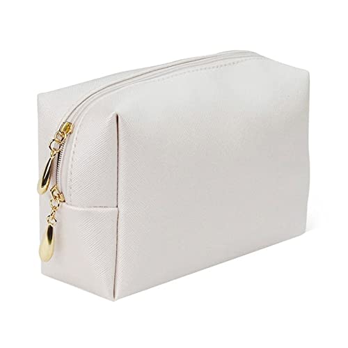 TOILTARY Bag Tasche Kosmetikbeutel Make -up -Hülle Frauen Reißverschluss Make -up Handtasche Organizer (weiß) von JZFOACHR
