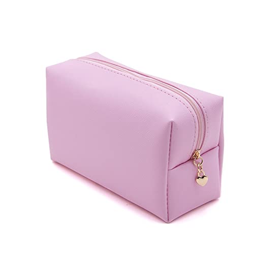 Toilettenbeutel Frauen Reisen Make -up -Taschen pu Make -up -Beutel Travel Waschung TOILSEMENDER PRÜFUNG Cosmetic BAID AUSBAR (Schwarz) von JZFOACHR