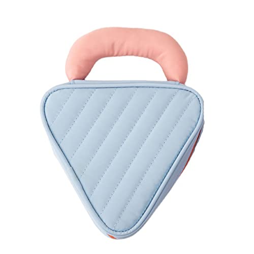 Toilettenbeutel Mini -Dreieck Make -up -Tasche für Frauen Reißverschluss Reise Lippenstift Kosmetikbeutel mit Kleiner Anhängertiletrybeutel von JZFOACHR