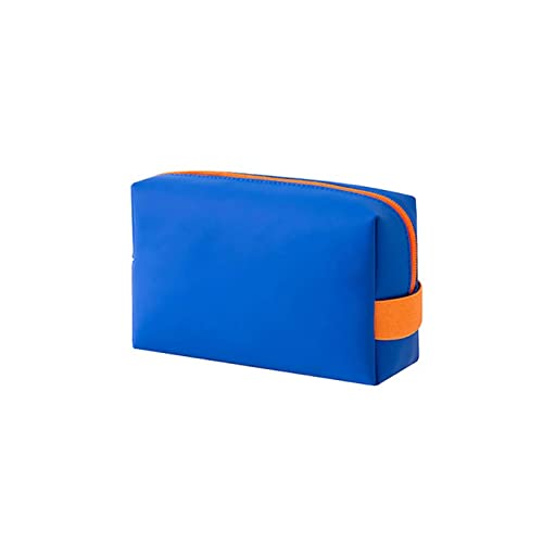 Toilettenbeutel Reise Kosmetikbeutel Make -up -Hülle Frauen Reißverschluss Make -up Handtasche Organizer Aufbewahrung Beutel Touch Toil -Waschbeutel (königsblau) von JZFOACHR