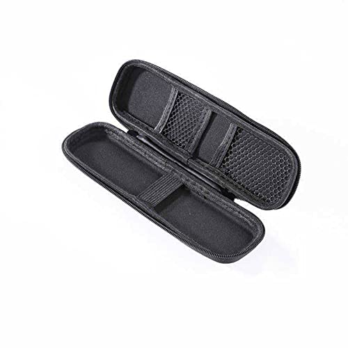 Toilettenbeutel Tragbares Reisefall für Augen Make -up Pinsel Lidschatten Pinsel Eyeliner Augenbrauen Schutzabdeckung Aufbewahrung (schwarz) von JZFOACHR