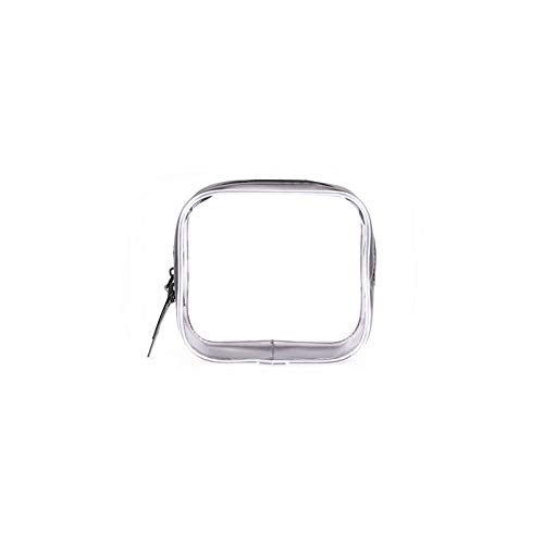 Toilettenbeutel transparente PVC -Aufbewahrungsbeutel Reisen Organizer klarer Make -up -Beutel Kosmetikbeutel Schönheit Hülle Toilettenbeutel Waschbeutel. (Größe S) von JZFOACHR