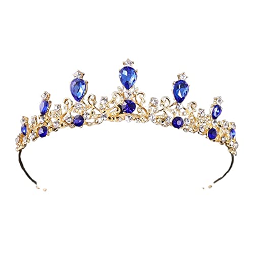 Vintage Crown Tiara Diadem Silber Farbe Kristall Strasskrone und Diademe Braut Haarschmuck Hochzeit Haarzubehör von JZFOACHR