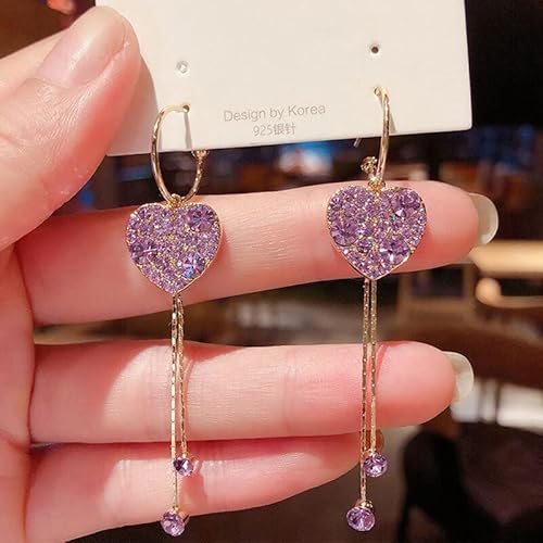 Zirkon eingebrauchtes brillantes Herz Perlenohrringe für Frauen Hochzeit Schmuck Geburtstag Zirkon eingebrauchtes brillantes Herz Perlenohrringe für Frauen Hochzeit Schmuck Geburtstag von JZFOACHR