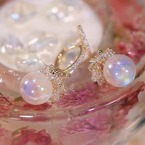 Zirkon eingelegt -Color Heart Long Quaste Ohrringe Schmuck für Frauen Geburtstag von JZFOACHR