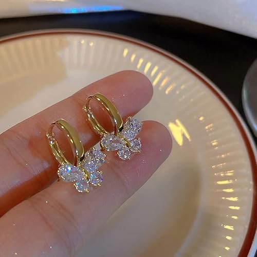 Zirkon eingelegt -Color Heart Long Quaste Ohrringe Schmuck für Frauen Geburtstag von JZFOACHR