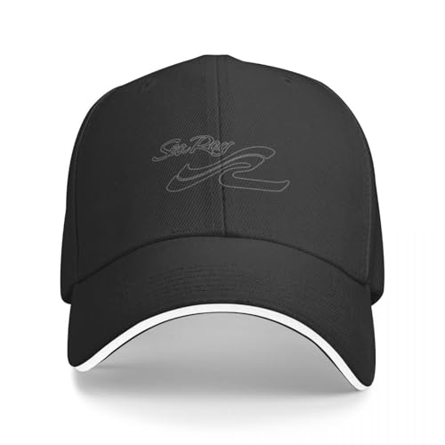 JZGESOM Sea Ray Boat Black Logo Essential Baseballkappe Sun Cap Bobble Hat Hüte Mann Damen von JZGESOM