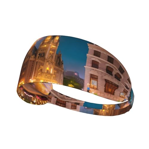 JZQZH Fiery Red Street Sport Stirnband Hochelastisch Atmungsaktiv Leicht und Langlebig für Laufen Fitness Yoga Radfahren JZQZH Fiery Red Street Sport Stirnband Hochelastisch Atmungsaktiv Leicht und Langlebig für Laufen Fitness Yoga Radfahren von JZQZH