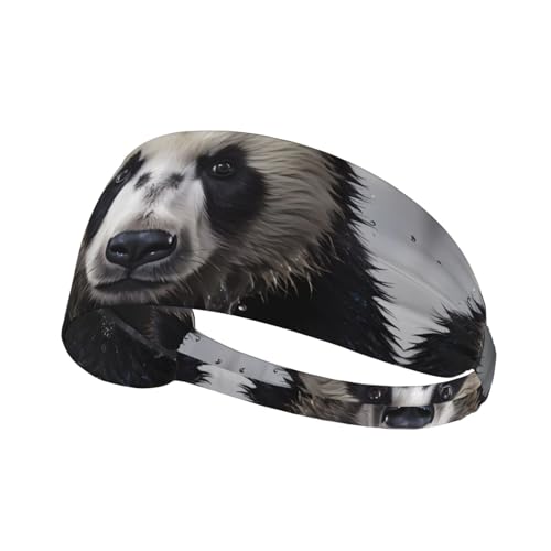 JZQZH Panda im Wasser, Sport-Stirnband, hochelastisch, atmungsaktiv, leicht und langlebig, für Laufen, Fitness, Yoga, Radfahren JZQZH Panda im Wasser, Sport-Stirnband, hochelastisch, atmungsaktiv, leicht und langlebig, für Laufen, Fitness, Yoga, Radfahren von JZQZH