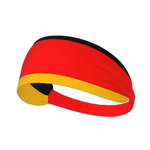 JZQZH Sport-Stirnband mit Deutschlandflagge, hochelastisch, atmungsaktiv, leicht und langlebig, für Laufen, Fitness, Yoga, Radfahren JZQZH Sport-Stirnband mit Deutschlandflagge, hochelastisch, atmungsaktiv, leicht und langlebig, für Laufen, Fitness, Yoga, Radfahren von JZQZH