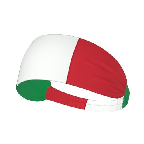 JZQZH Sport-Stirnband mit italienischer Flagge, hochelastisch, atmungsaktiv, leicht und langlebig, für Laufen, Fitness, Yoga, Radfahren JZQZH Sport-Stirnband mit italienischer Flagge, hochelastisch, atmungsaktiv, leicht und langlebig, für Laufen, Fitness, Yoga, Radfahren von JZQZH