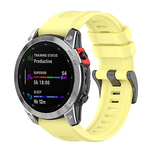 20 22 26mm Smart Watch Band für Phönix 7x 7 7S 6X 6 Pro 6s 5x 5 5S plus 3 Stunden Smart Watch Stems Quick Release Armband, 26mm Fenix 6X 6XPro, A 20 22 26mm Smart Watch Band für Phönix 7x 7 7S 6X 6 Pro 6s 5x 5 5S plus 3 Stunden Smart Watch Stems Quick Release Armband, 26mm Fenix 6X 6XPro, A von JZWCHQ
