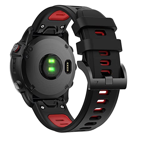 22 26mm Quickfit Watch Strap für Phönix 6 6x Pro 5x 5 Plus 3 HR 935 945 S60 S62 Quatix 5 6 Band Silikon Watch Armband, For Fenix 6X 6X Pro, A 22 26mm Quickfit Watch Strap für Phönix 6 6x Pro 5x 5 Plus 3 HR 935 945 S60 S62 Quatix 5 6 Band Silikon Watch Armband, For Fenix 6X 6X Pro, A von JZWCHQ