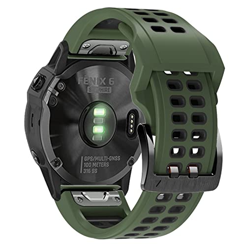 22mm 26mm Quickfit Watch Strap für Phönix 7 Phönix 6 7x 5 5 Plus Forerunner 935 945 Schnellveröffentlichung Silikon Watch Armband, 22mmFenix 6 Pro, A 22mm 26mm Quickfit Watch Strap für Phönix 7 Phönix 6 7x 5 5 Plus Forerunner 935 945 Schnellveröffentlichung Silikon Watch Armband, 22mmFenix 6 Pro, A von JZWCHQ