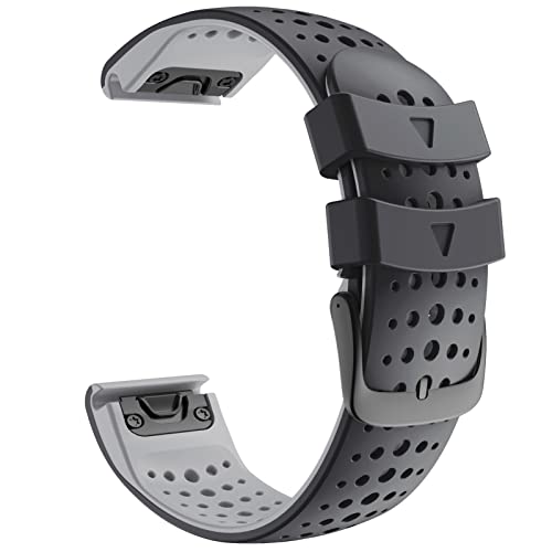 26 22mm Silikon Armband für Fenix 6 6xpro 5x 5 plus/Vorgänger 935 GPS MK1 D2 Schnellfreigabe Easy Fit Watch Strap, 26mm Fenix 5X 5XPlus, A 26 22mm Silikon Armband für Fenix 6 6xpro 5x 5 plus/Vorgänger 935 GPS MK1 D2 Schnellfreigabe Easy Fit Watch Strap, 26mm Fenix 5X 5XPlus, A von JZWCHQ